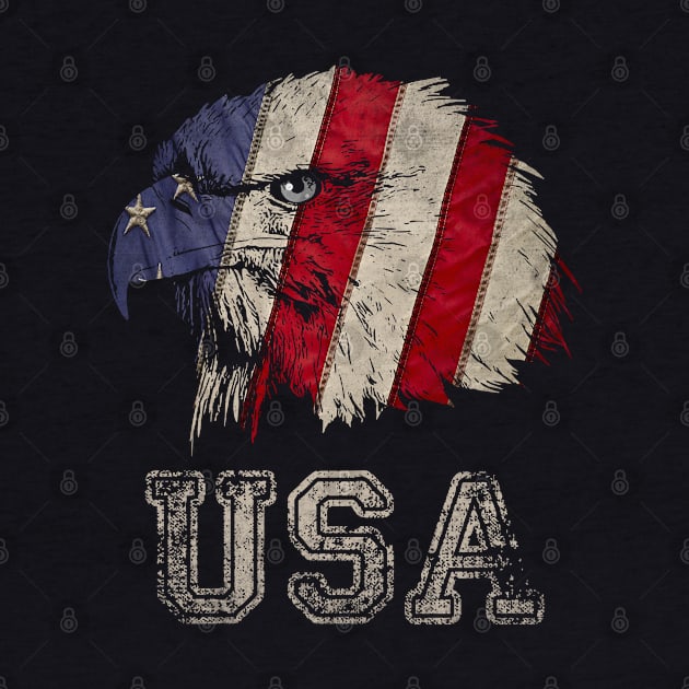 Usa Flag Bald eagle liberty 4th july shirt by Scofano